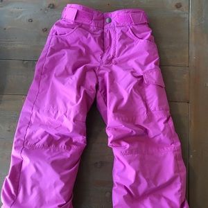Columbia Girls (4-5) XXS pink snow pants